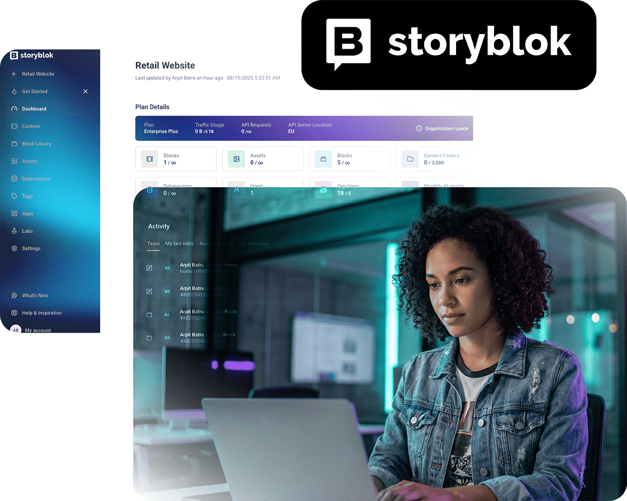 Banner Landing Storyblok