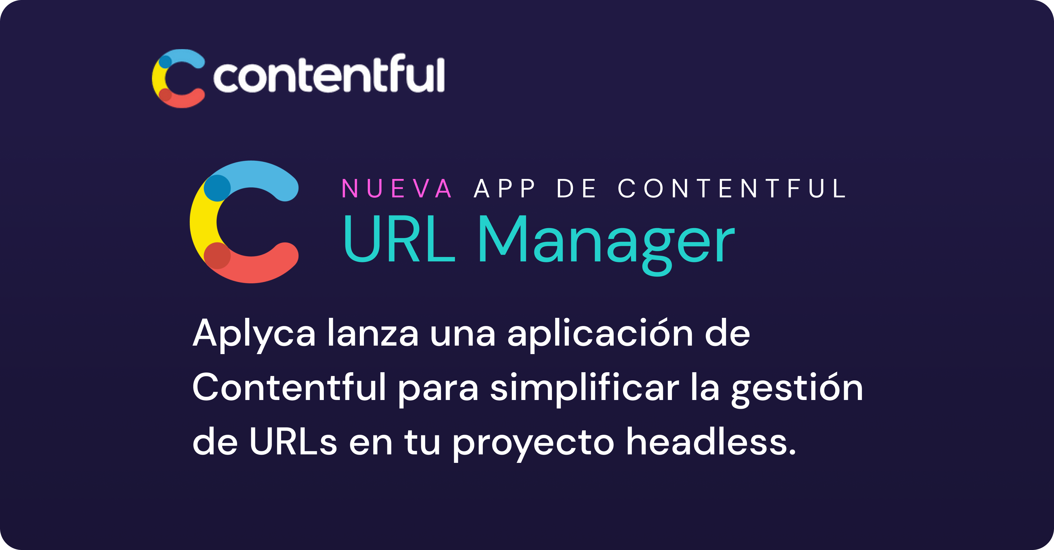 Contentful URL Manager App Promo Image