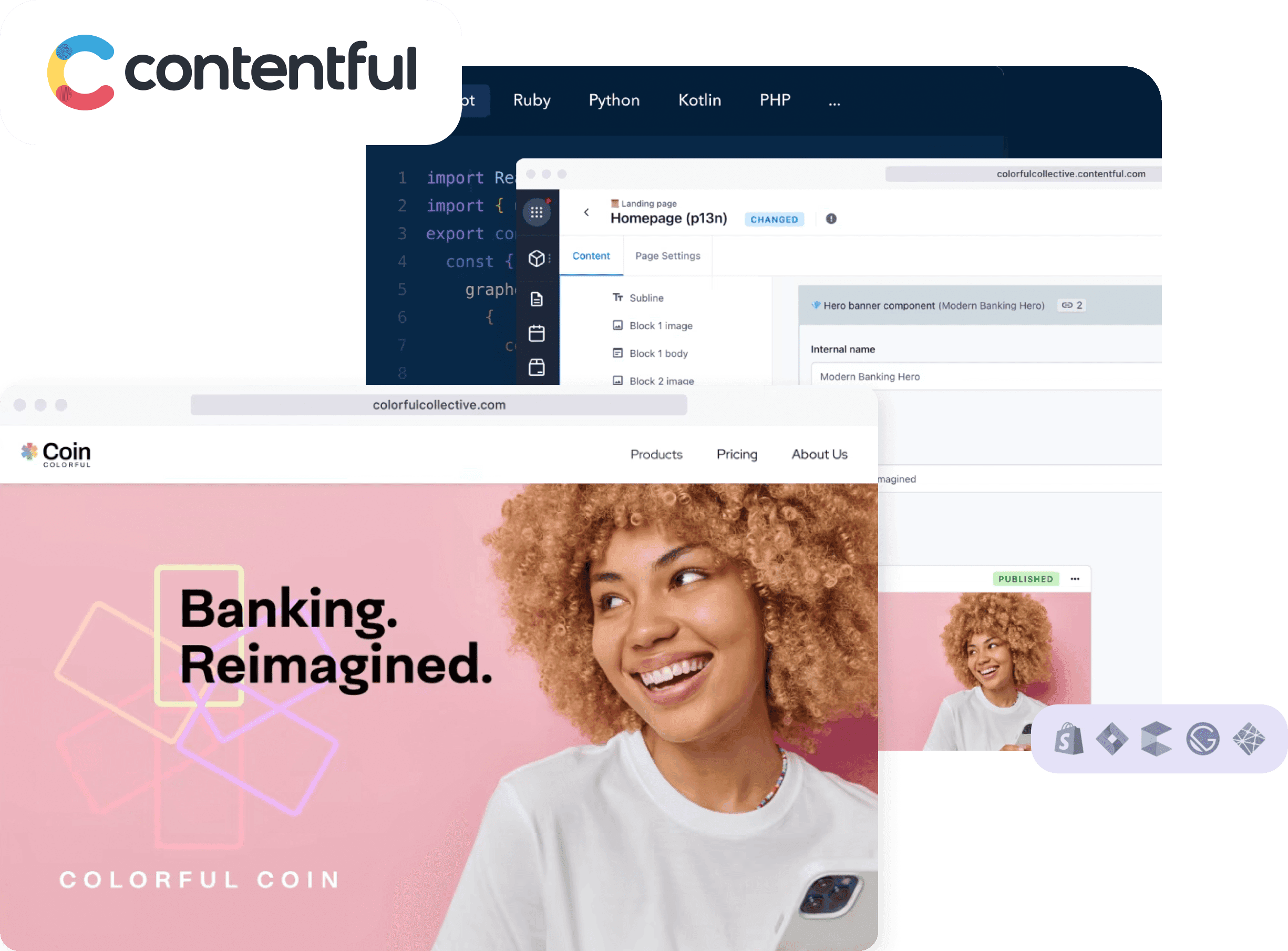 Contentful banner